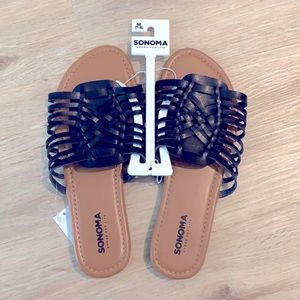 NWT Sonoma black sandals